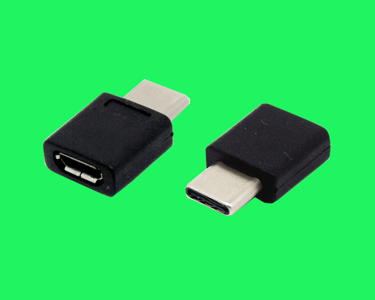 USB TYPE CM TO MICRO USB 2.0 BF轉(zhuǎn)接頭180D
